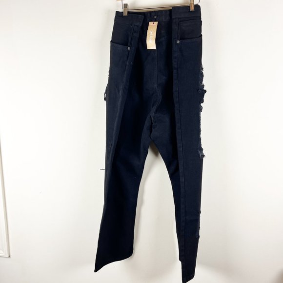 Nasty Gal Organic Distressed Jeans 26 NWT - Picture 3 of 4